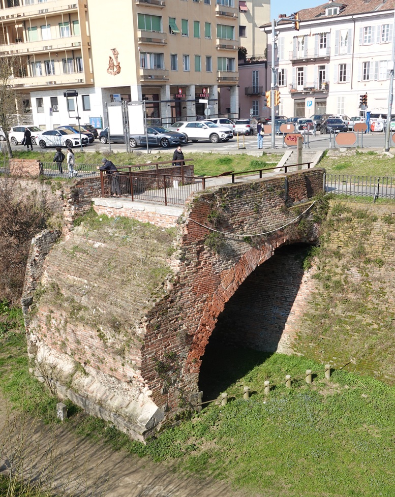 Old bridge remains