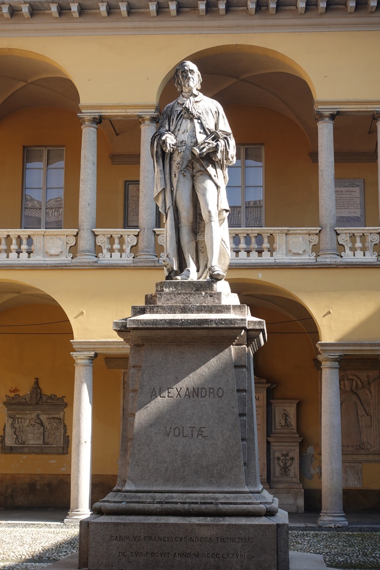 Statue of Alessandro Volta, University of Pavia