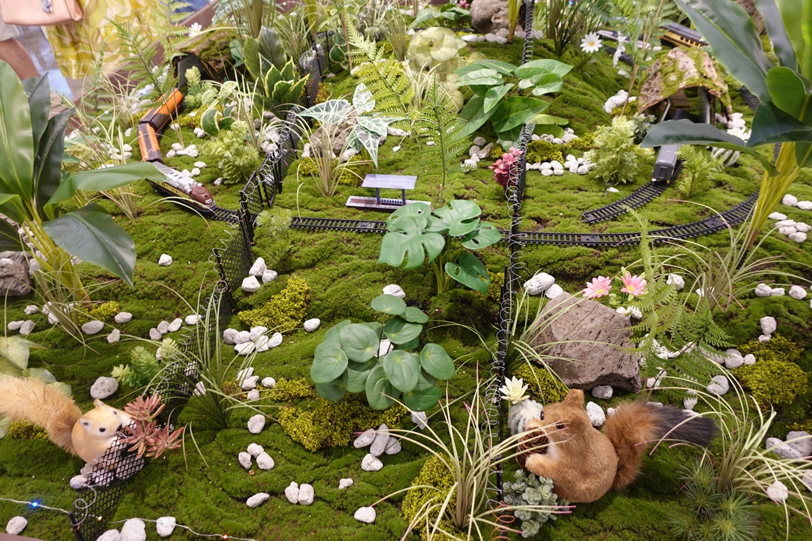 A playful panorama, but with a serious plea for reunification.