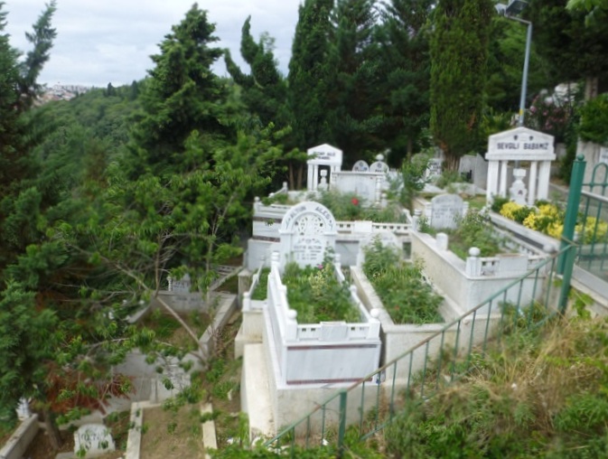 Tombstones, vying for closeness to the sacred mausoleum of Abu Ayyub al-Ansari