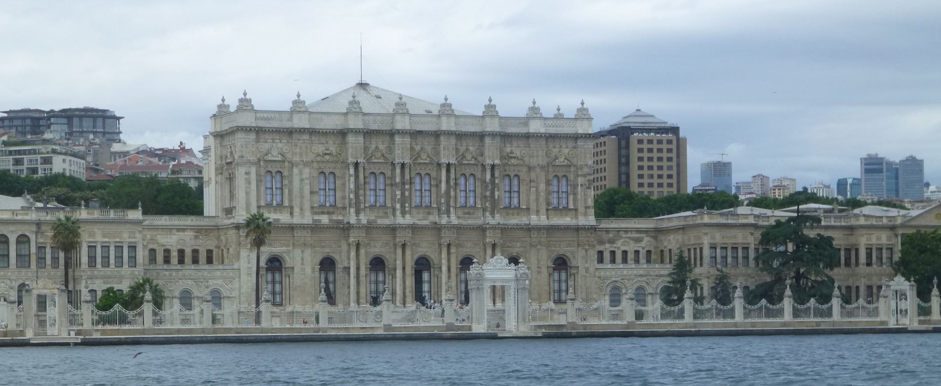 Dolmabahçe Palace from the Bosphorus