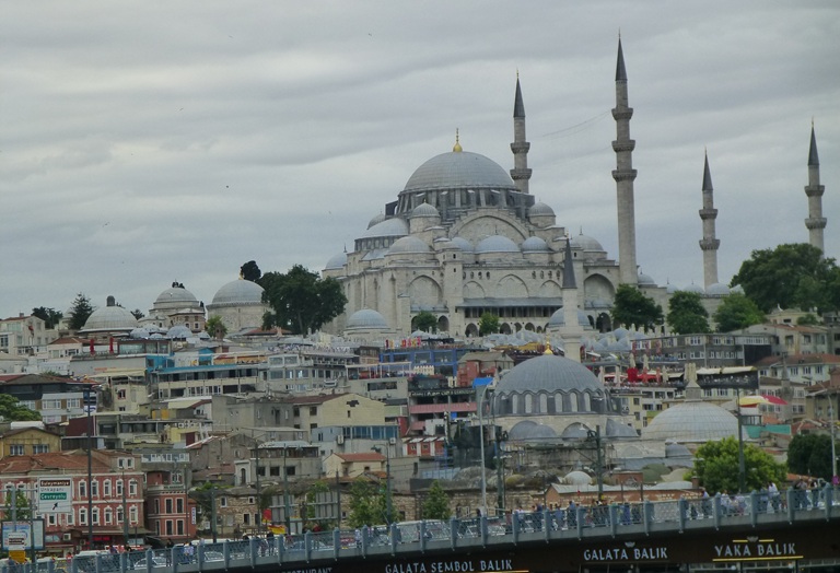 View of Süleymaniye Mosque from the Bosphorus