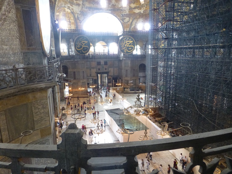 Hagia Sofia’s vast interior