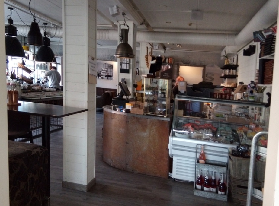 Breakfast in the hostel in Kiruna.
