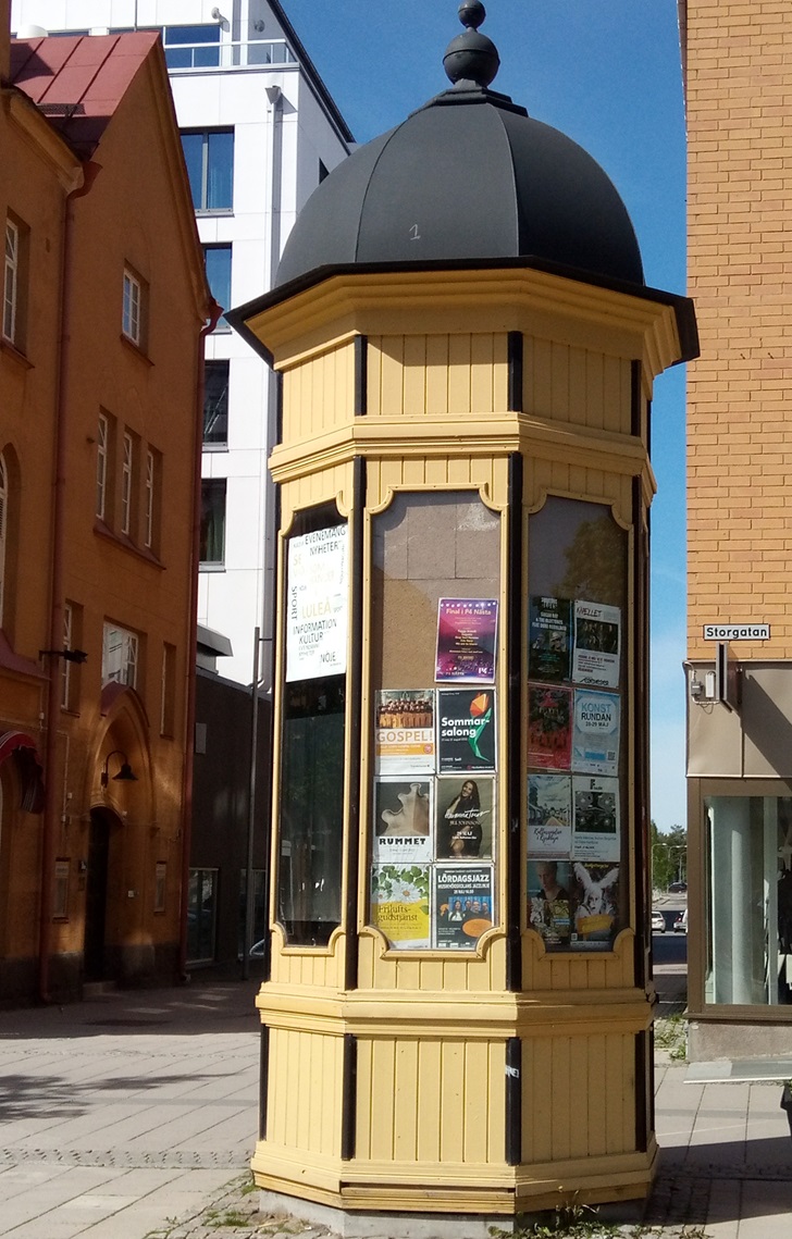 Poster column Luleå