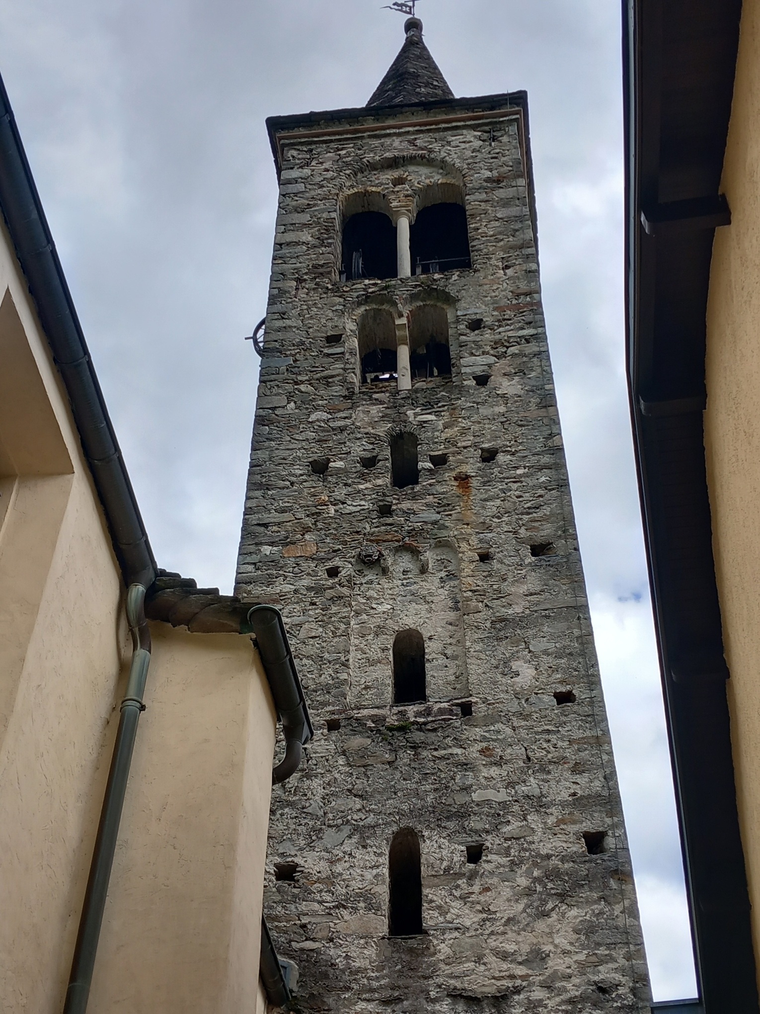 Bell tower, S. Abbondio Church, Mezzovico