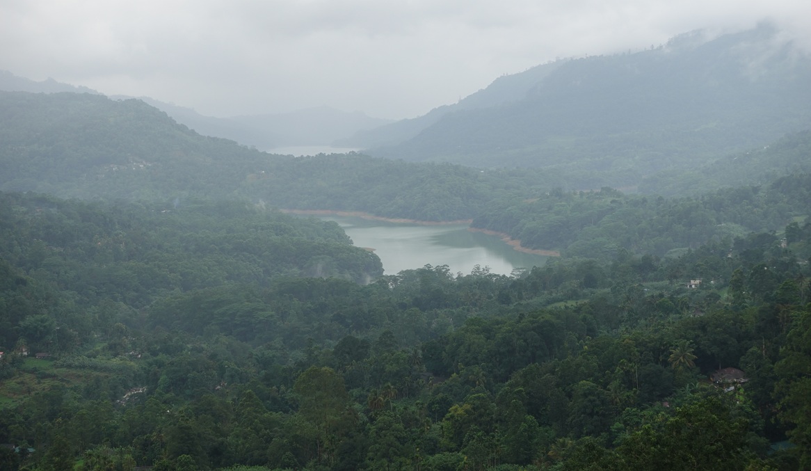 A view over a valley,
