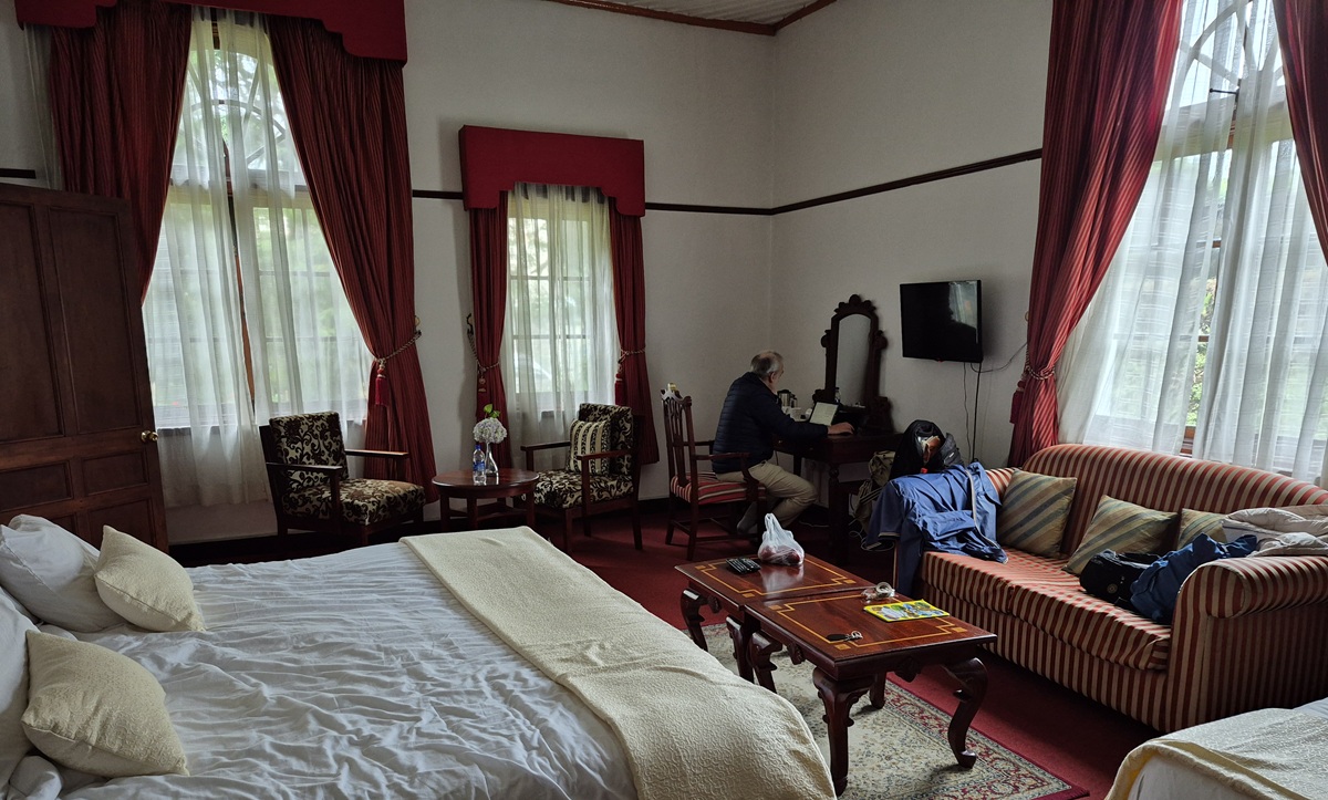 Our plush room in the Royal Cocoon Hotel