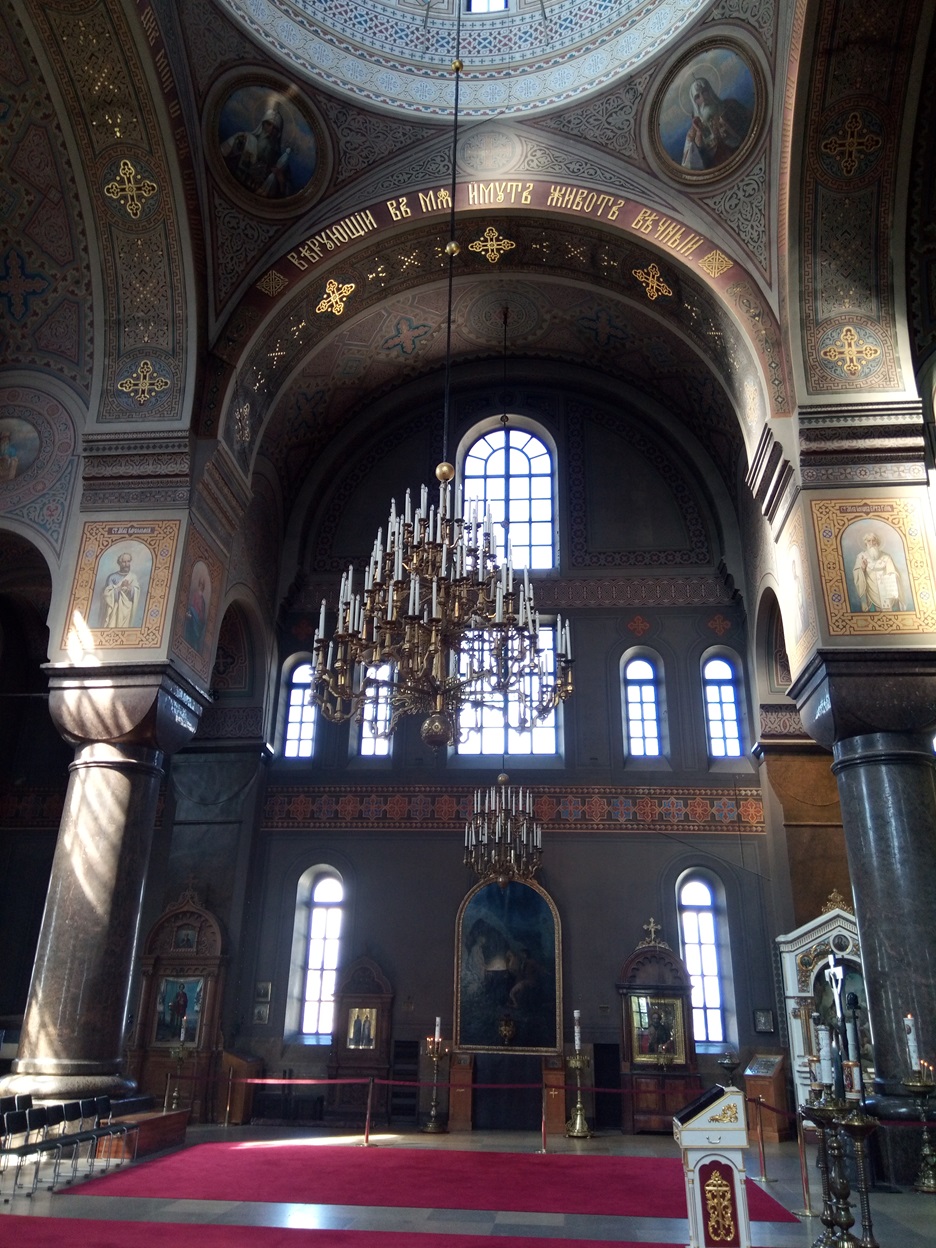 Uspenski Eastern Orthodox Cathedral interior