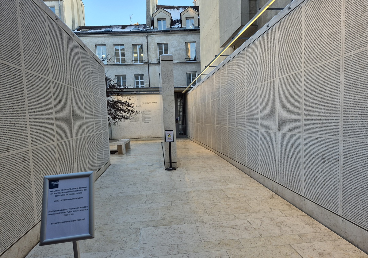 Claude Lanzmann exhibition in the Shoah Musée in Le Marais