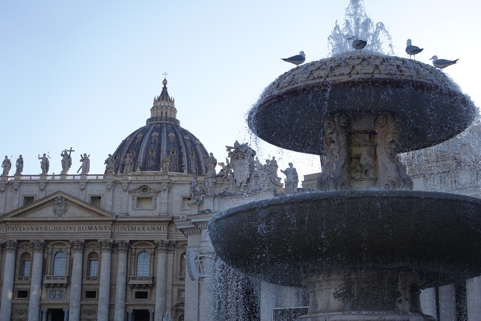 St. Peter`s birdbath