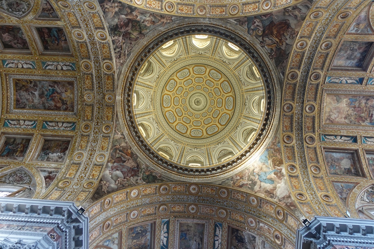 Ceiling and dome of the Gesù Nuovo