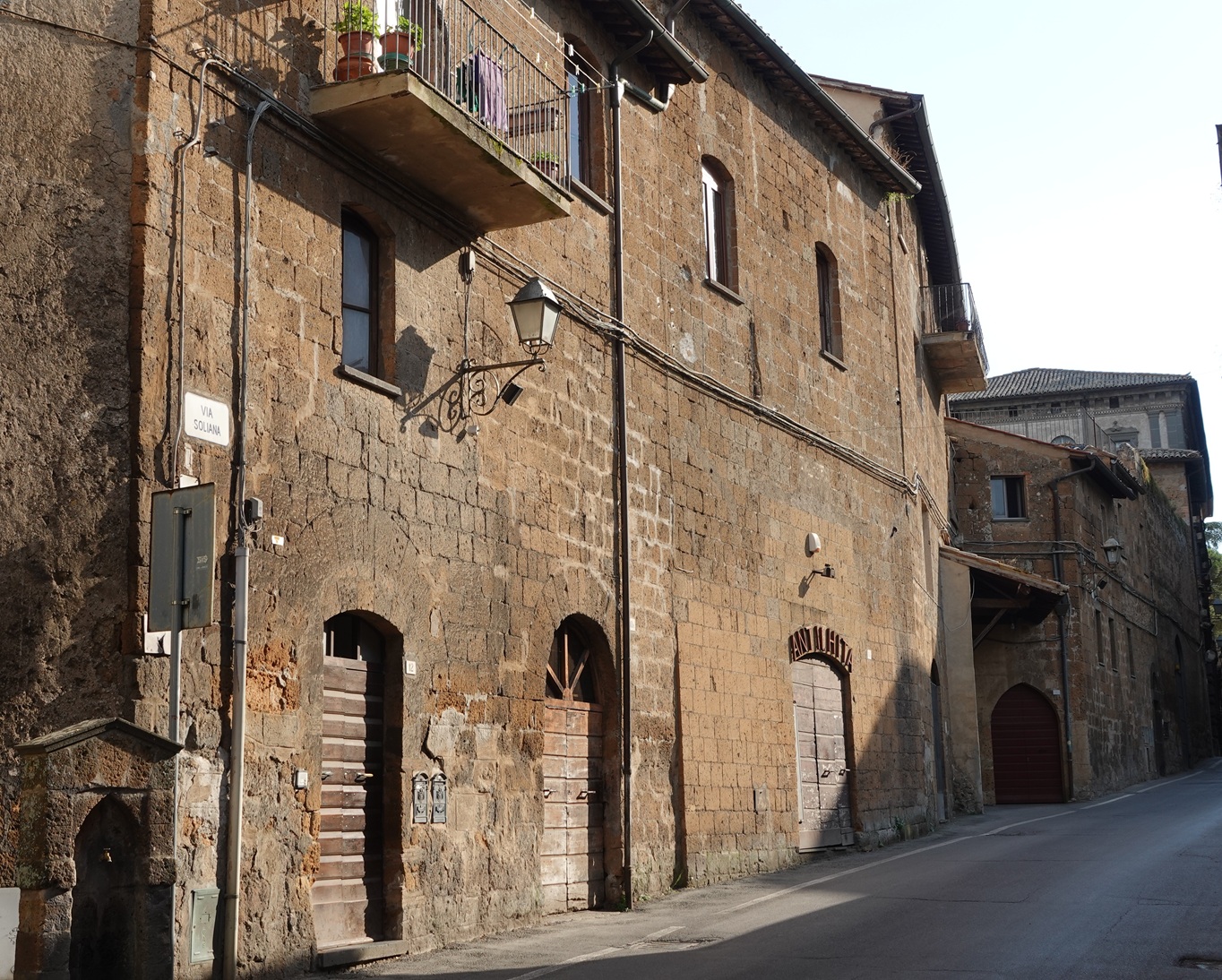 Typical street in Orvieto