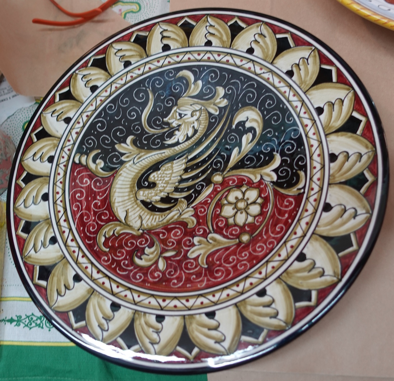 Ceramic plate
