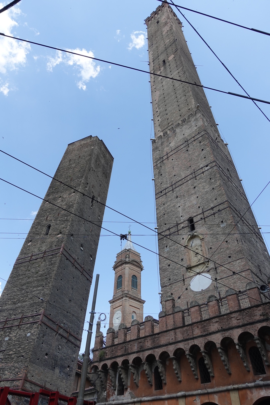Leaning towers of Bologna