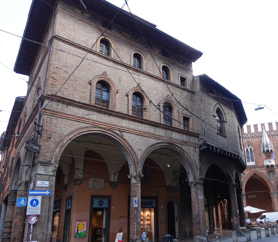 Medieval building in Bologna centre