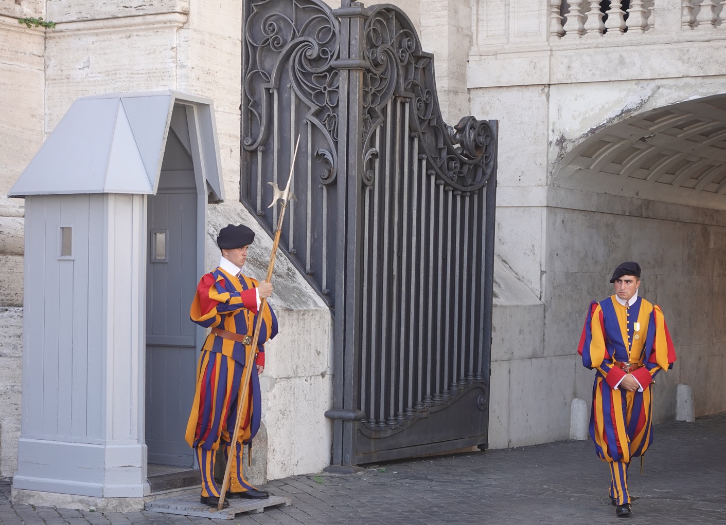 Swiss Guard outside St. Peter's Basilica