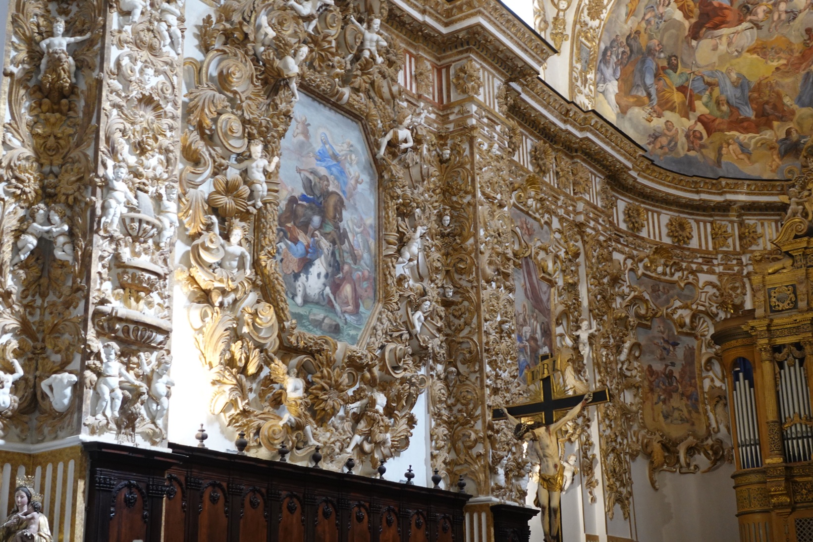 Duomo chapel Baroque decoration.