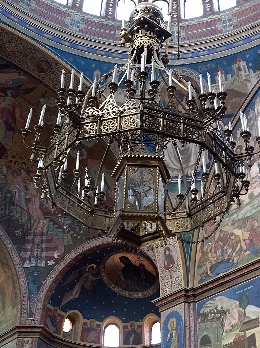 Chandelier, Orthodox church, Sibiu