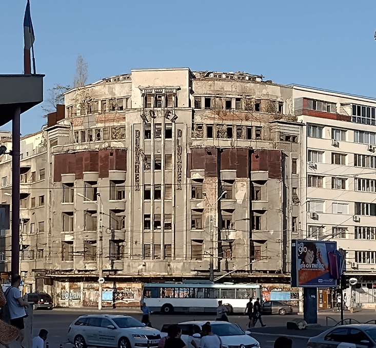 Bucharest street scene