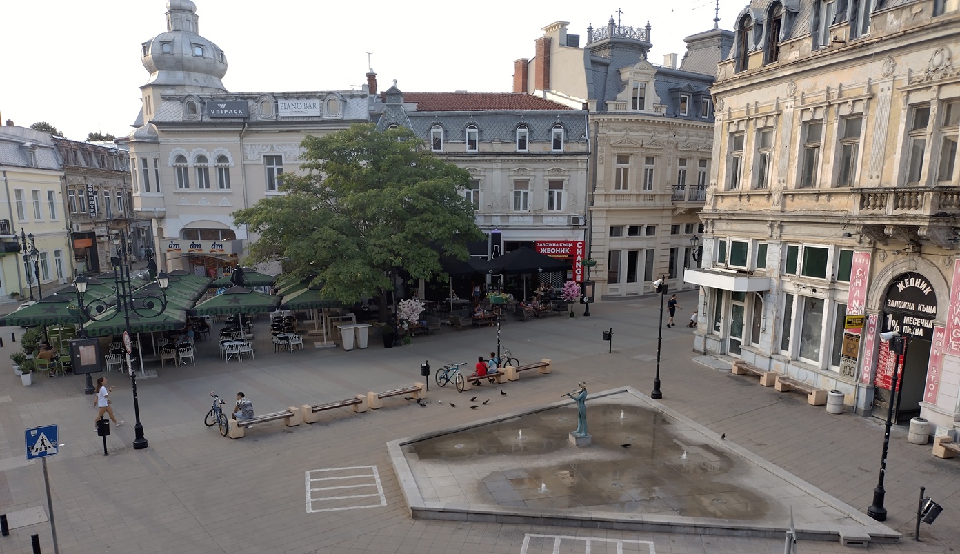 View from our hotel, Ruse, Bulgaria